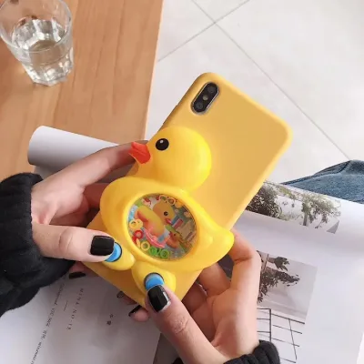 Funda para celular diseño juego de argollas funcional