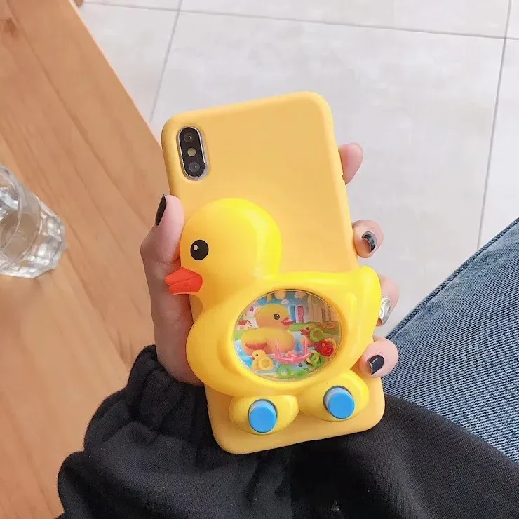 Funda para celular diseño juego de argollas funcional