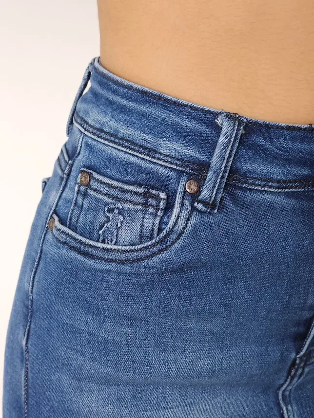 Enagua Short para dama color Azul