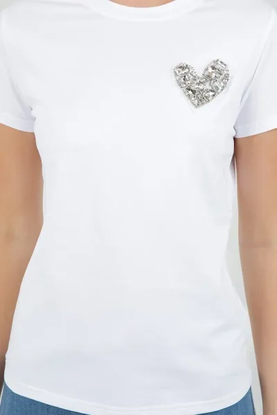 Camiseta para dama TABA color blanco