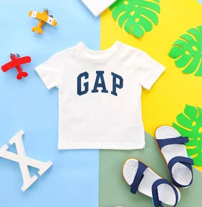 Camiseta  para niño American Kids color blanco