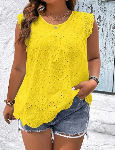 Blusa para dama color amarillo