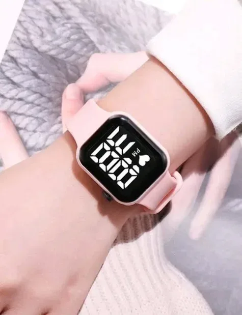 Reloj inteligente para dama color rosa