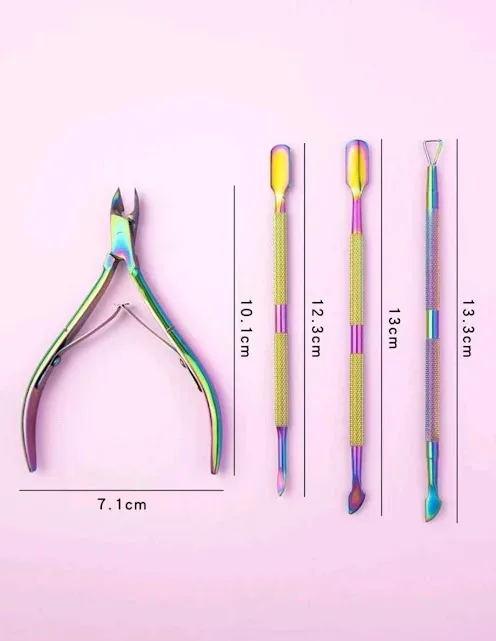 Herramientas para manicura tornasol
