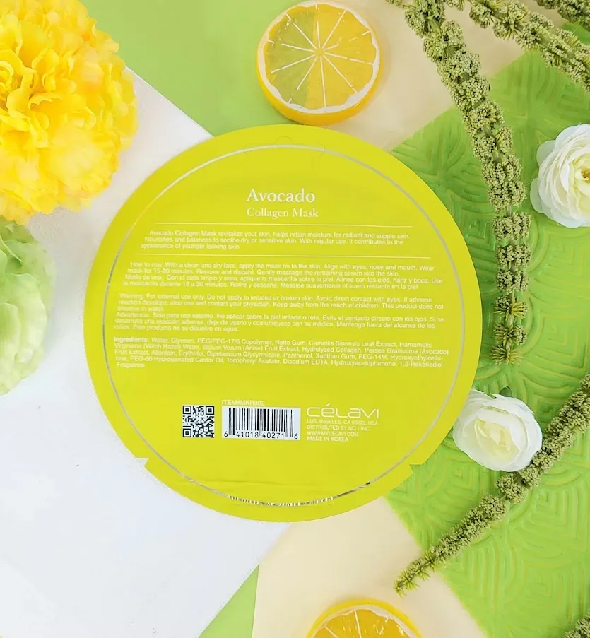 Mascarilla facial de Aguacate Celavi