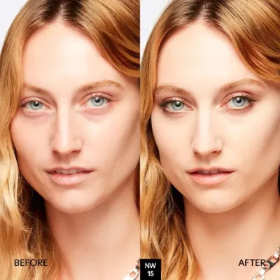 Base de maquillaje MAC líquido SPF 15 para dama tono NW15