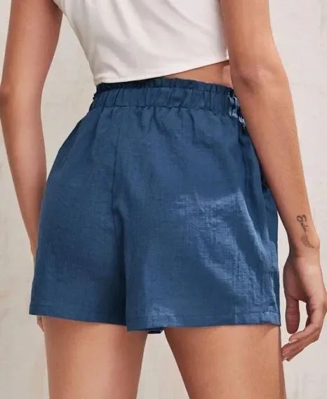 Short para dama color azul
