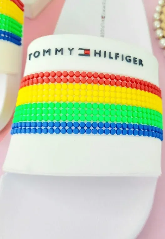 Sandalias Tommy Hilfiger para dama color blanco
