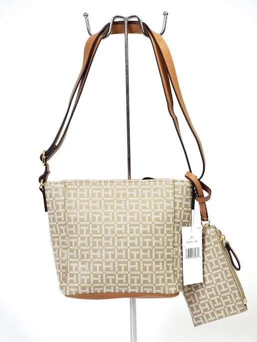 Bolso Tommy Hilfiger para dama color beige