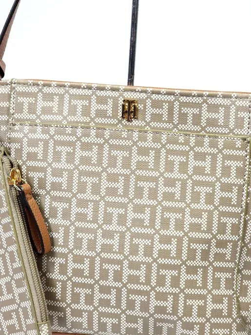 Bolso Tommy Hilfiger para dama color beige
