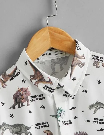 Camisa para niño color blaco
