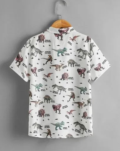 Camisa para niño color blaco