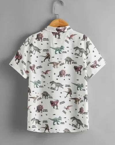 Camisa para niño color blaco