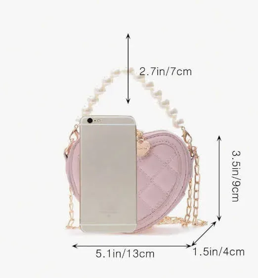 Bolso para niña en forma de corazón