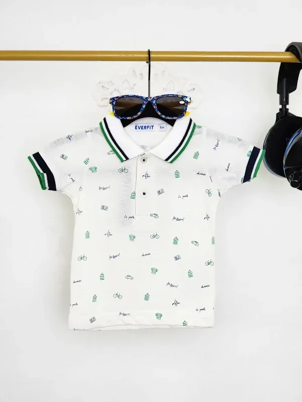 Camiseta Everfit para niño 15434H COLOR BLANCO