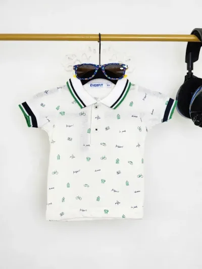 Camiseta Everfit para niño 15434H COLOR BLANCO