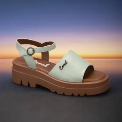 Sandalias Coral para dama Fiona color verde menta