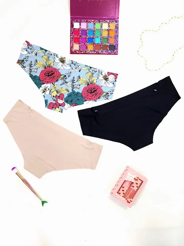 Set de bragas para dama diseño floral