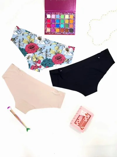 Set de bragas para dama diseño floral