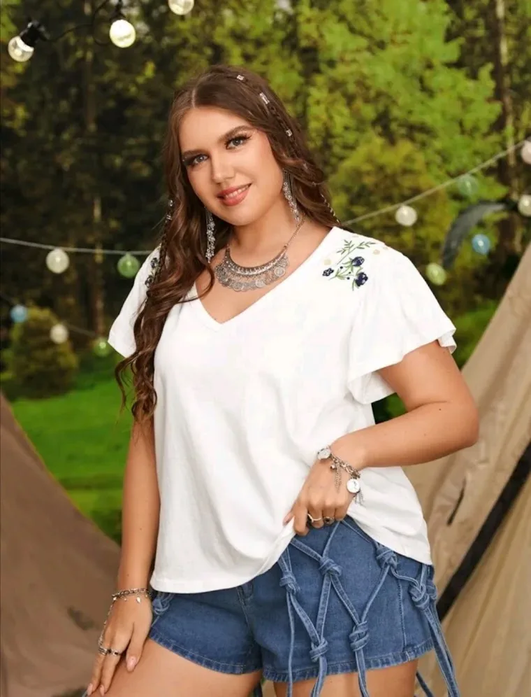 Blusa para dama color blanco