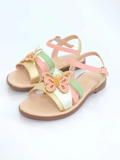 Sandalias para niña Champaña X Colores 2893