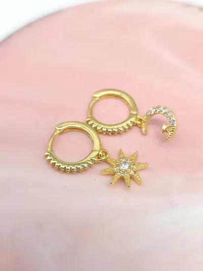 Aretes de cobre para Dama