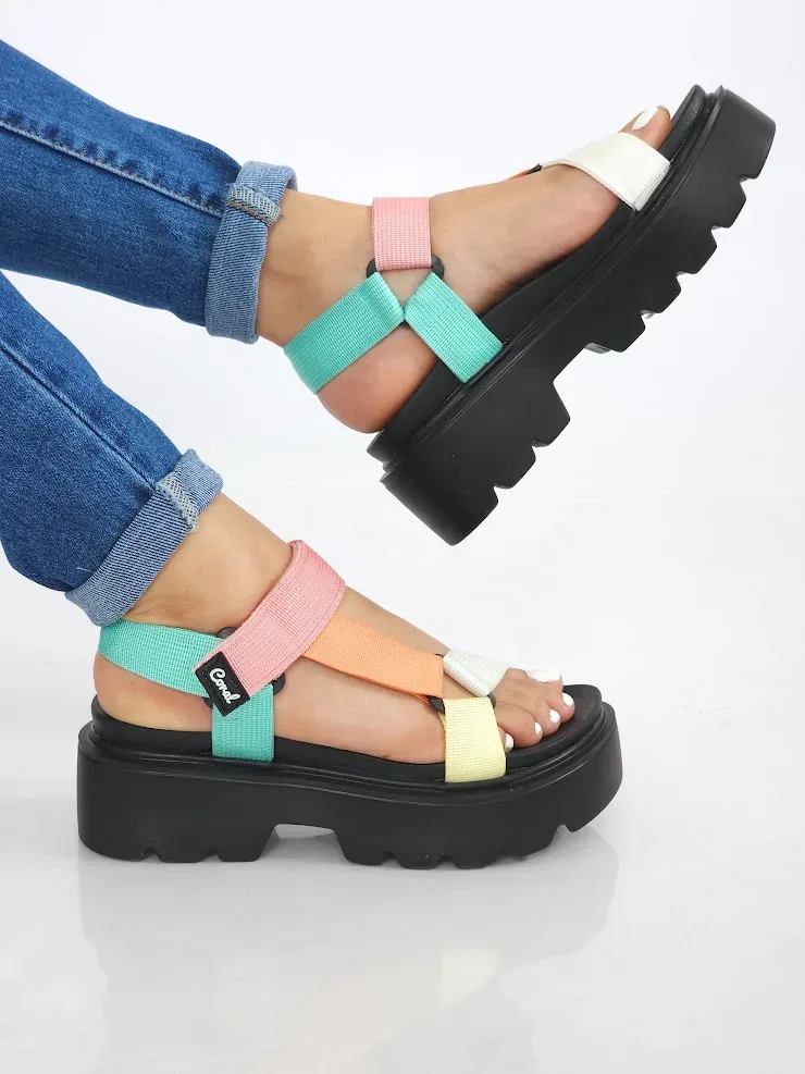 Sandalias Coral para dama Brandy 2 Rainbow