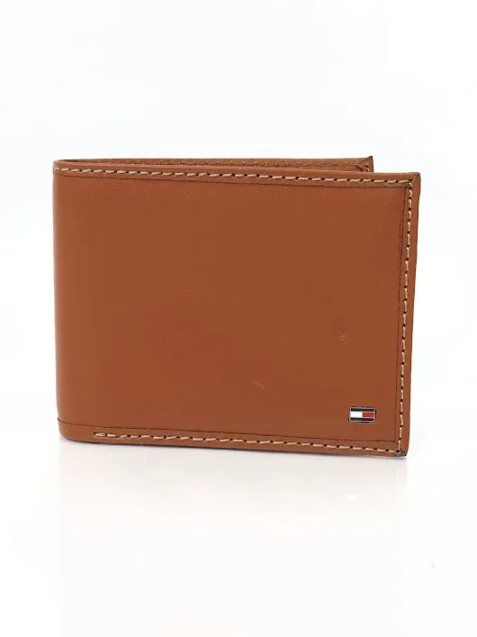Billetera Tommy Hilfiger  para caballero color camel