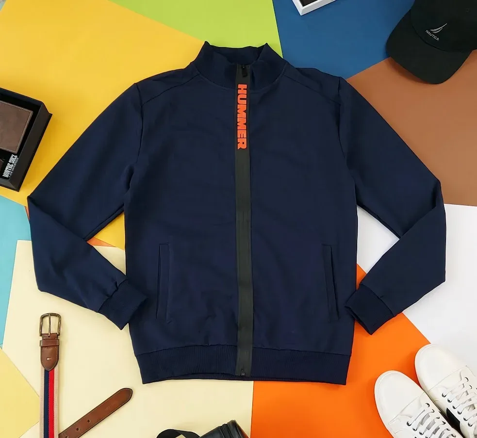 Jacket deportiva Hummer para caballero color azul