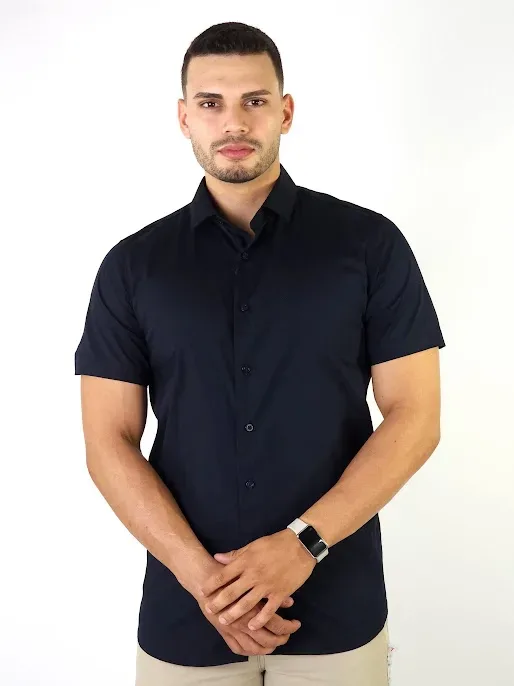 Camisa para caballero color azul