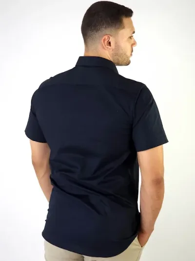 Camisa para caballero color azul