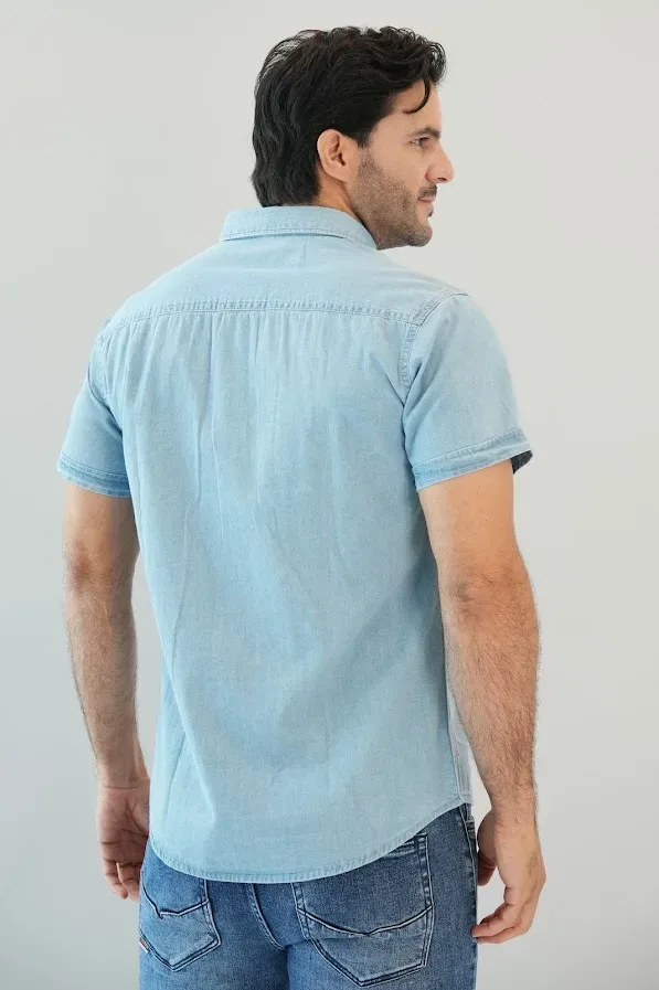 Camisa Hummer para caballero celeste