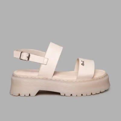 Sandalias Coral para dama color crema ARIA DUST PU