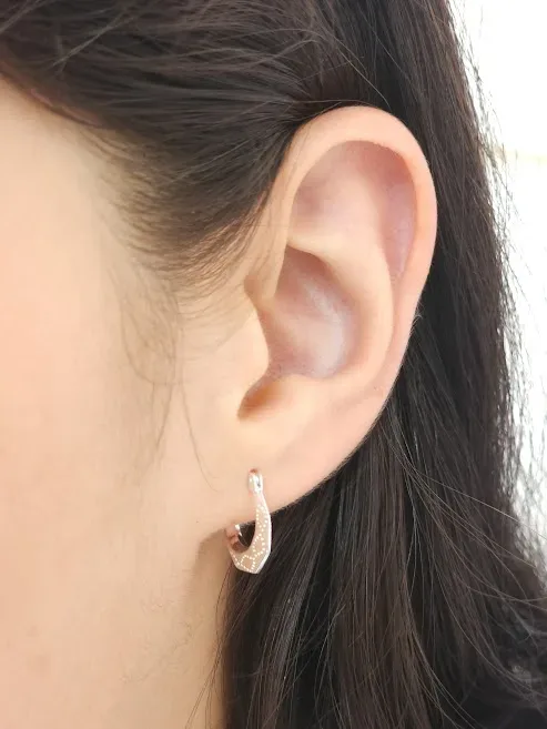 Aretes plata 925 para dama color plata