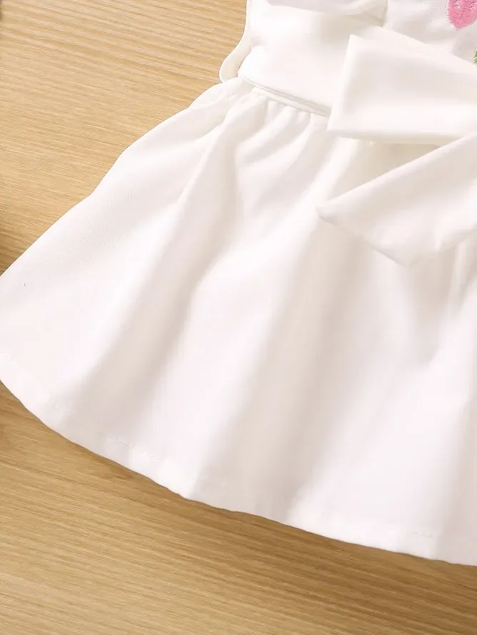Blusa para niña color blanco