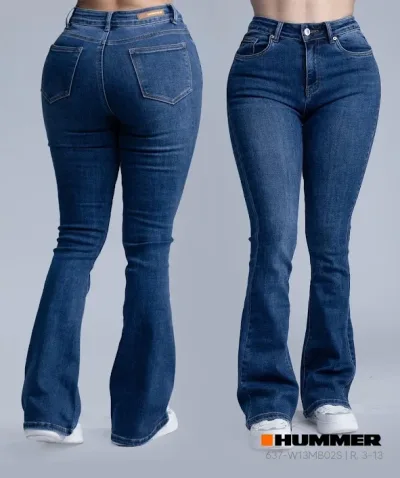 Jeans Hummer para dama 637-W13MB02S color azul