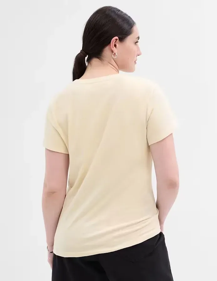 Camiseta GAP para dama color beige