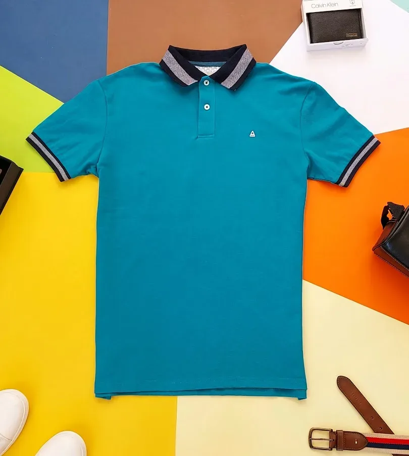 Camiseta Hummer para caballero color turquesa