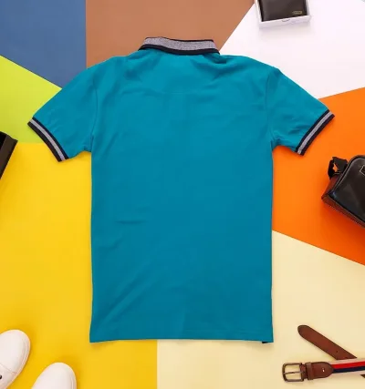 Camiseta Hummer para caballero color turquesa