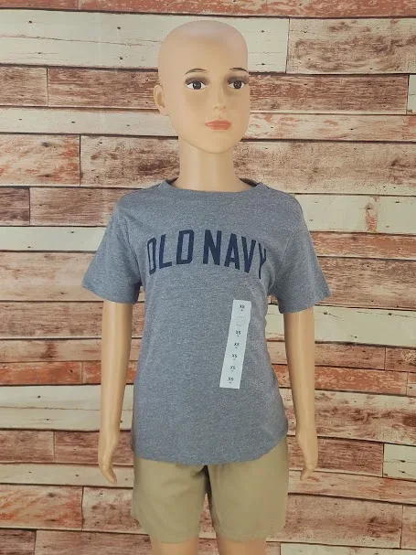 Camiseta para niño Old Navy  color gris