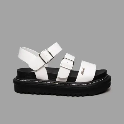 Sandalias Coral para dama color blancas y negro GALES