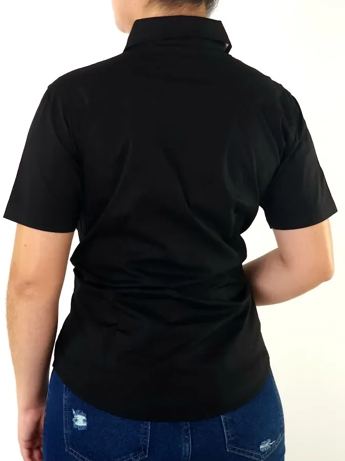 Camisa Cambridge Polo Club para dama color negro
