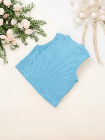 Blusa para niña color celeste