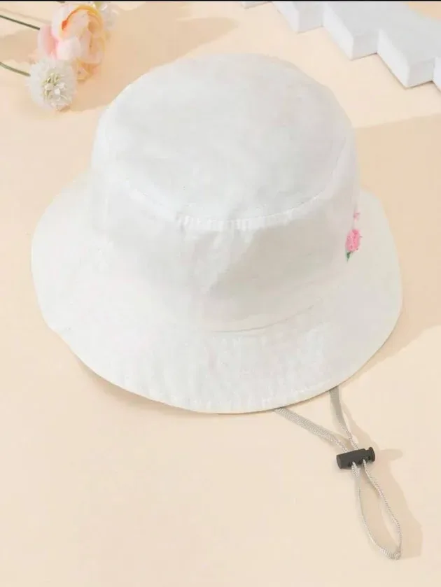 Sombrero para niña color blanco