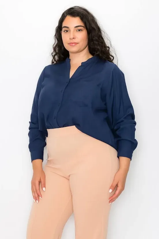 Camisa para dama color azul