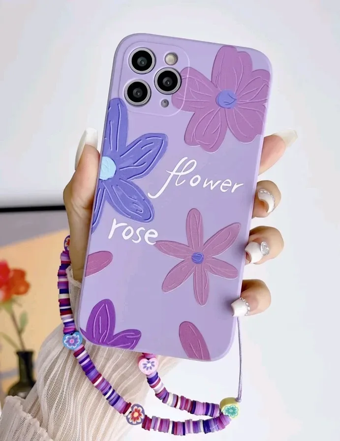 Funda para celular color morado