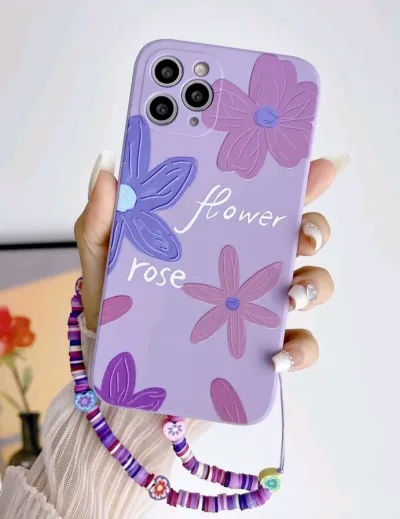 Funda para celular color morado