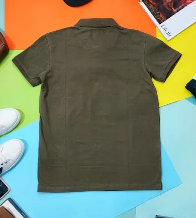 Camiseta Cambridge Polo Club para caballero color verde musgo