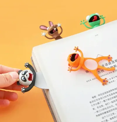 Separador de libro con diseño de cocodrilo