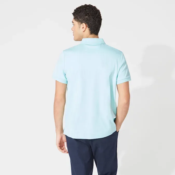 Camiseta Náutica Slim Fit para caballero color celeste claro